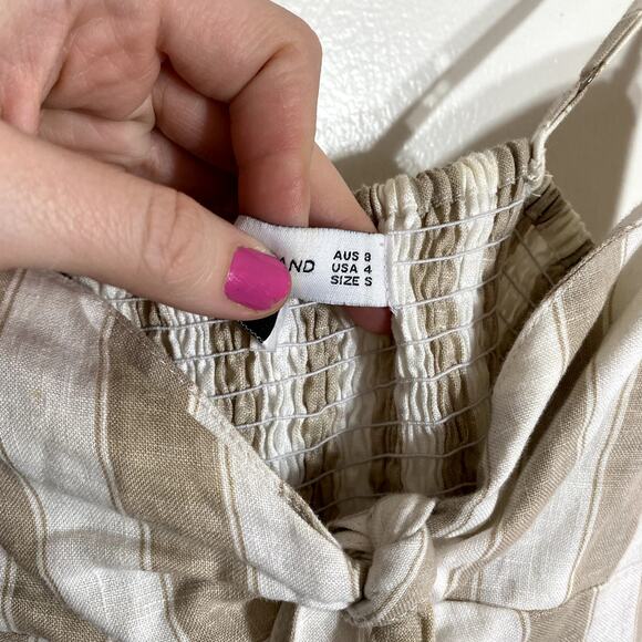 Faithfull the Brand Striped Midi Dress - Picture 3 of 9